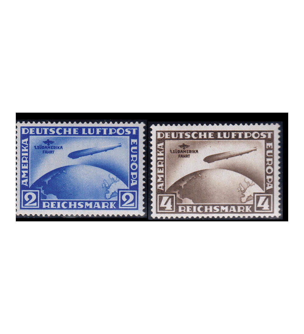 Dt. Reich S�damerika-Fahrt Nr. 438-439 postfrisch und signiert Schlegel