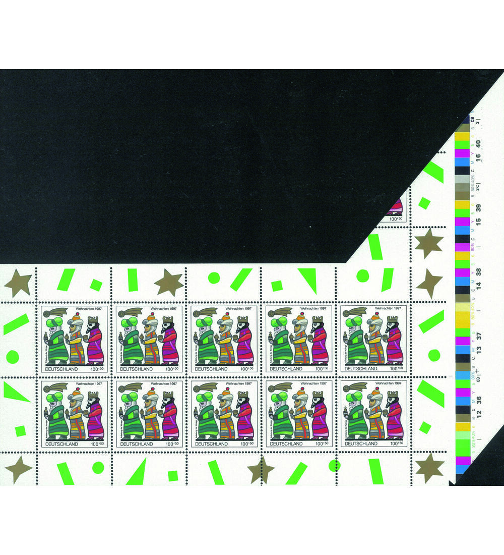 BRD - Bogenverschnitt Nr. 1959 Weihnachten 1997