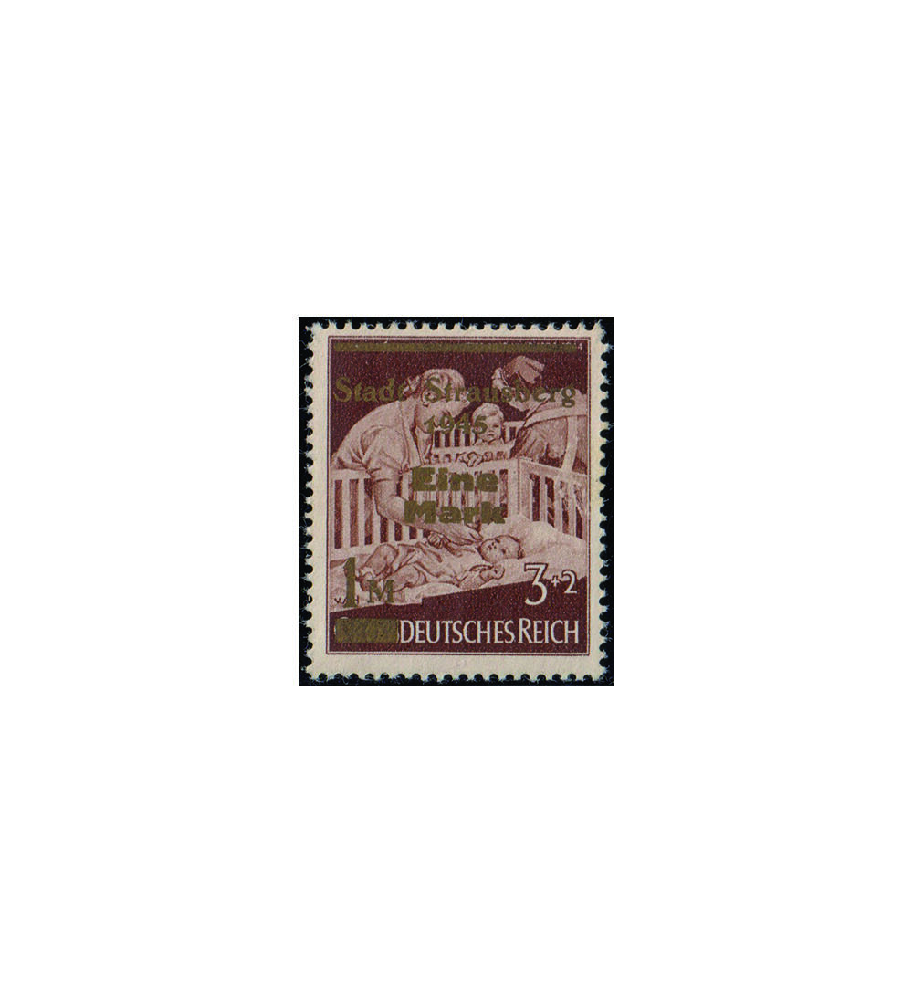 Lokalausgabe Strau�berg Abart Nr. 27 II postfrisch, gepr�ft und signiert