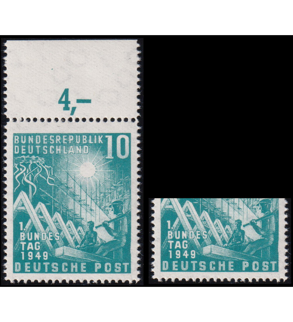 BRD Plattenfehler Nr. 111 IV postfrisch Punkt rechts im O in POST