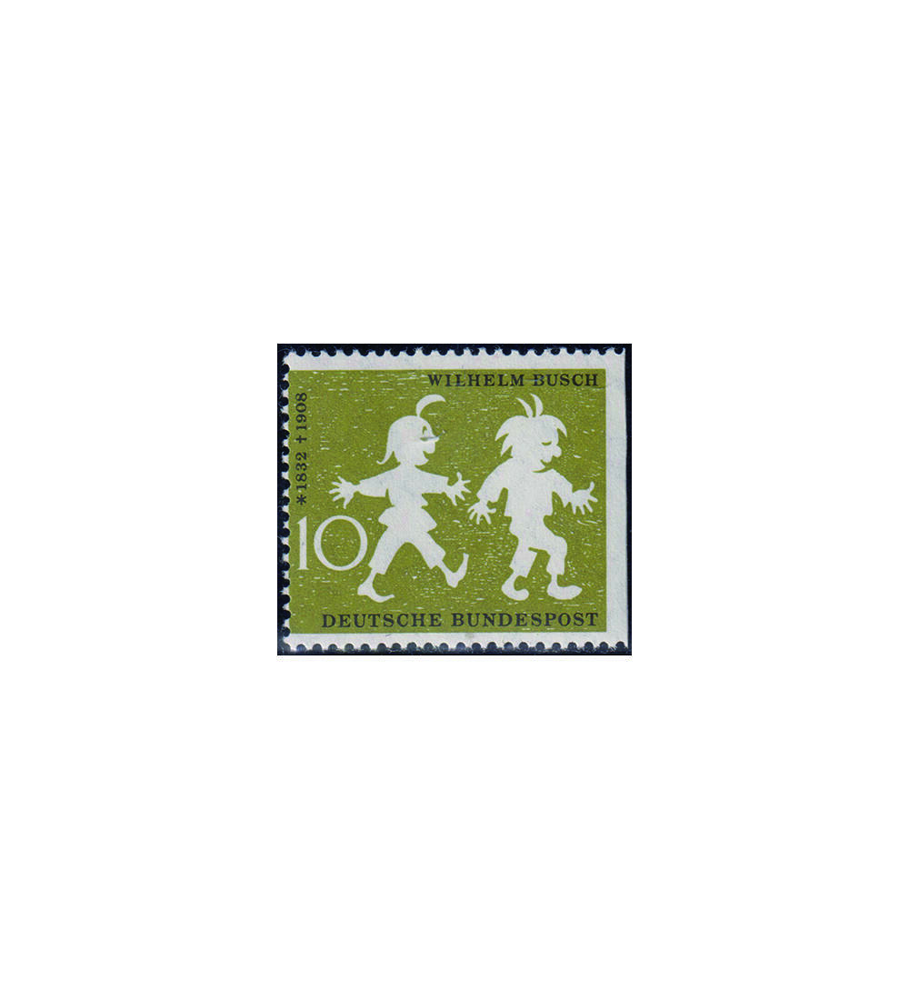 BRD Abart Nr. 281 postfrisch rechts ungez�hnt Max und Moritz