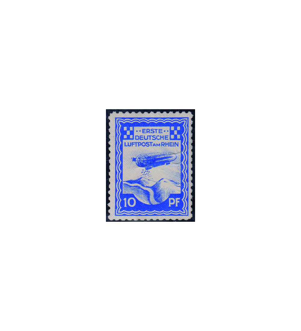 Deutsches Reich Flugpost Nr. 9 von 1913 postfrisch Flugposttagen D�sseldorf