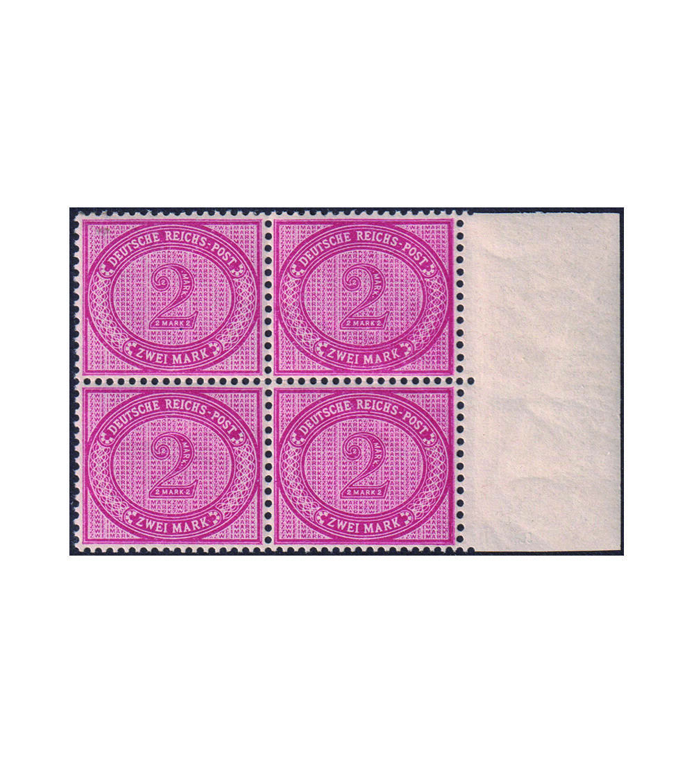 Deutsches Reich Innendienst Nr. 37 postfrischer 4er-Block gepr�ft und signiert