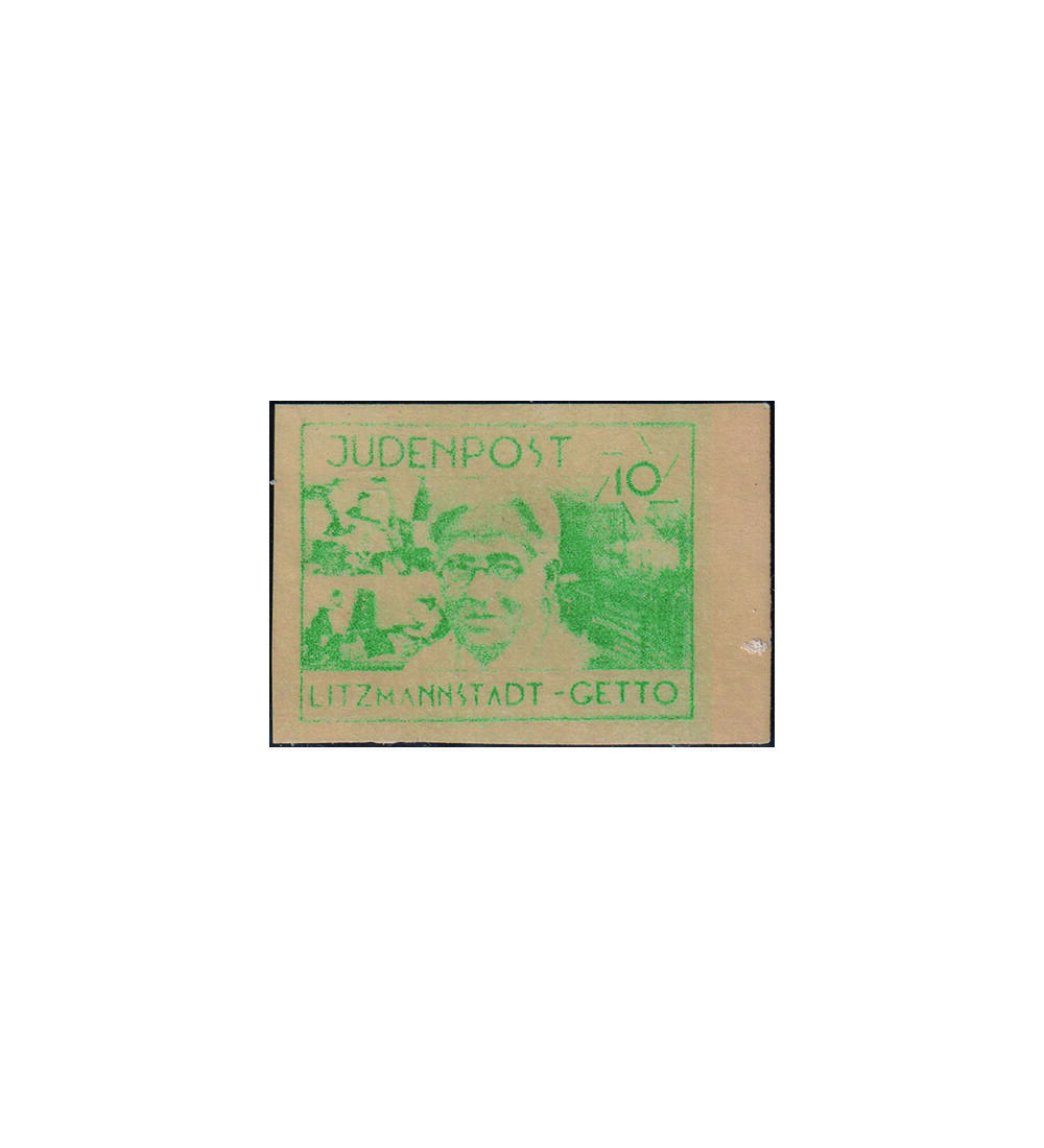 Ghetto Post Lodz/Litzmannstadt Nr. II b ungestempelt, gepr�ft und signiert Judenpost