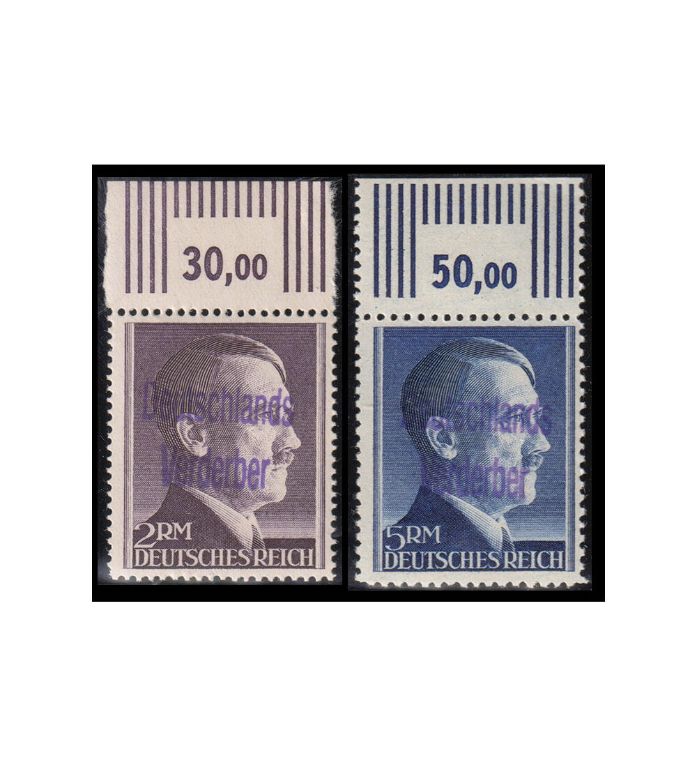 Mei�en Nr. 22 B + 24 A postfrisch vom Oberrand