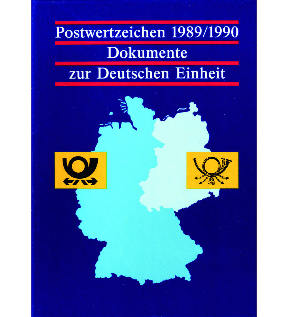 BRD Jahrbuch - Sonderausgabe Deutsche Einheit mit Postwertzeichen 1989/1990