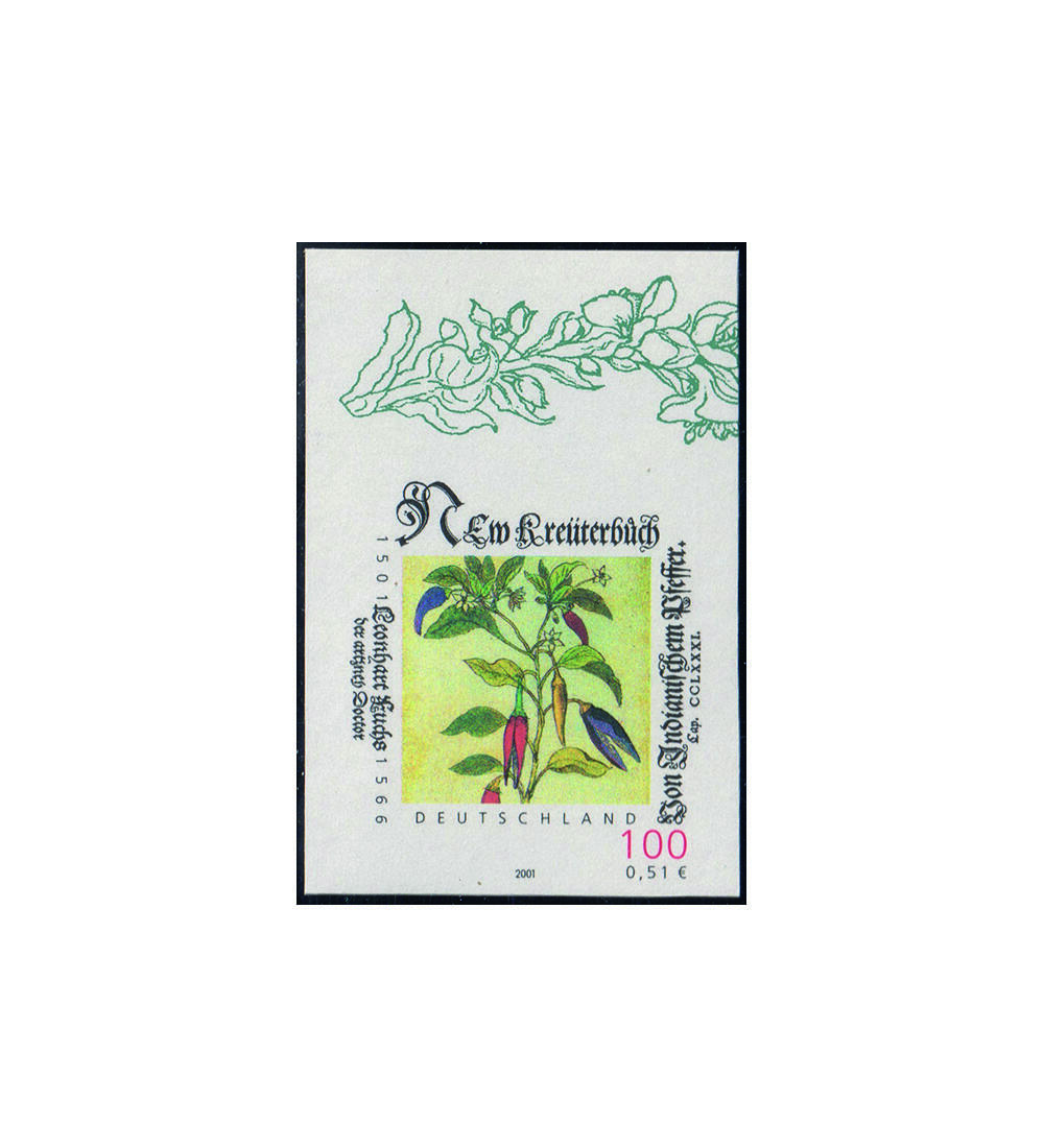 BRD Nr. 2161 U postfrisch Randst�ck Leonhart Fuchs 2001