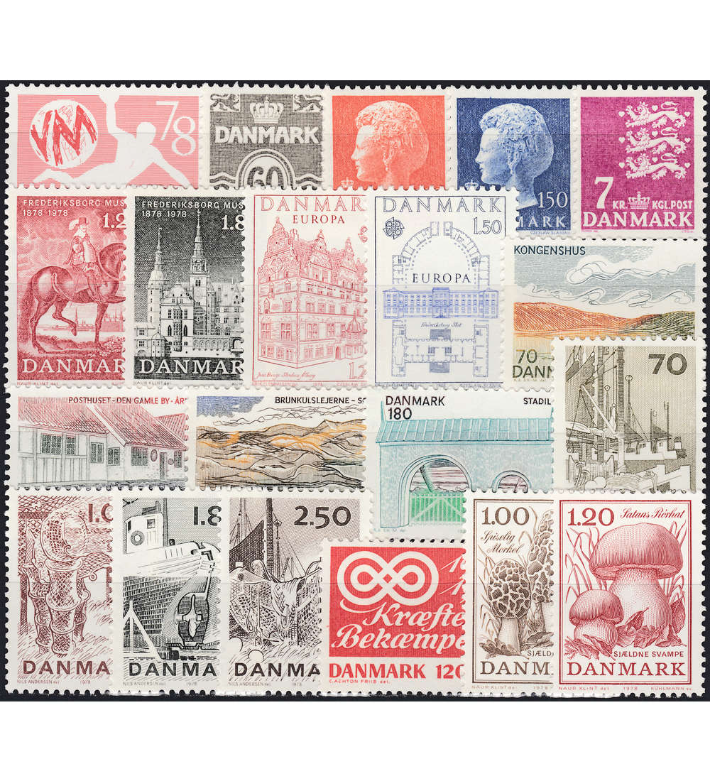 Dnemark 1978 postfrisch Nr. 655-674