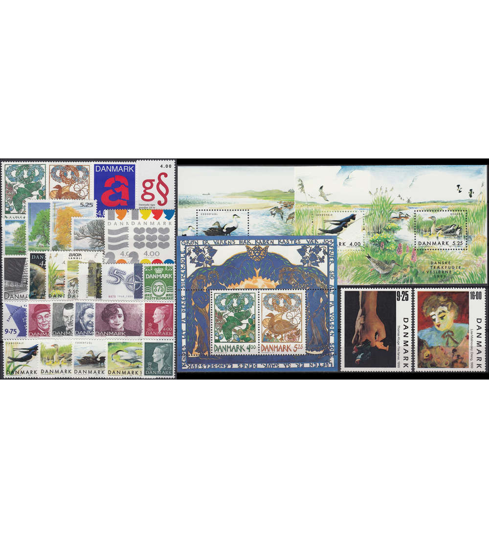 Dnemark 1999 postfrisch Nr. 1199-1232 Block 11-13