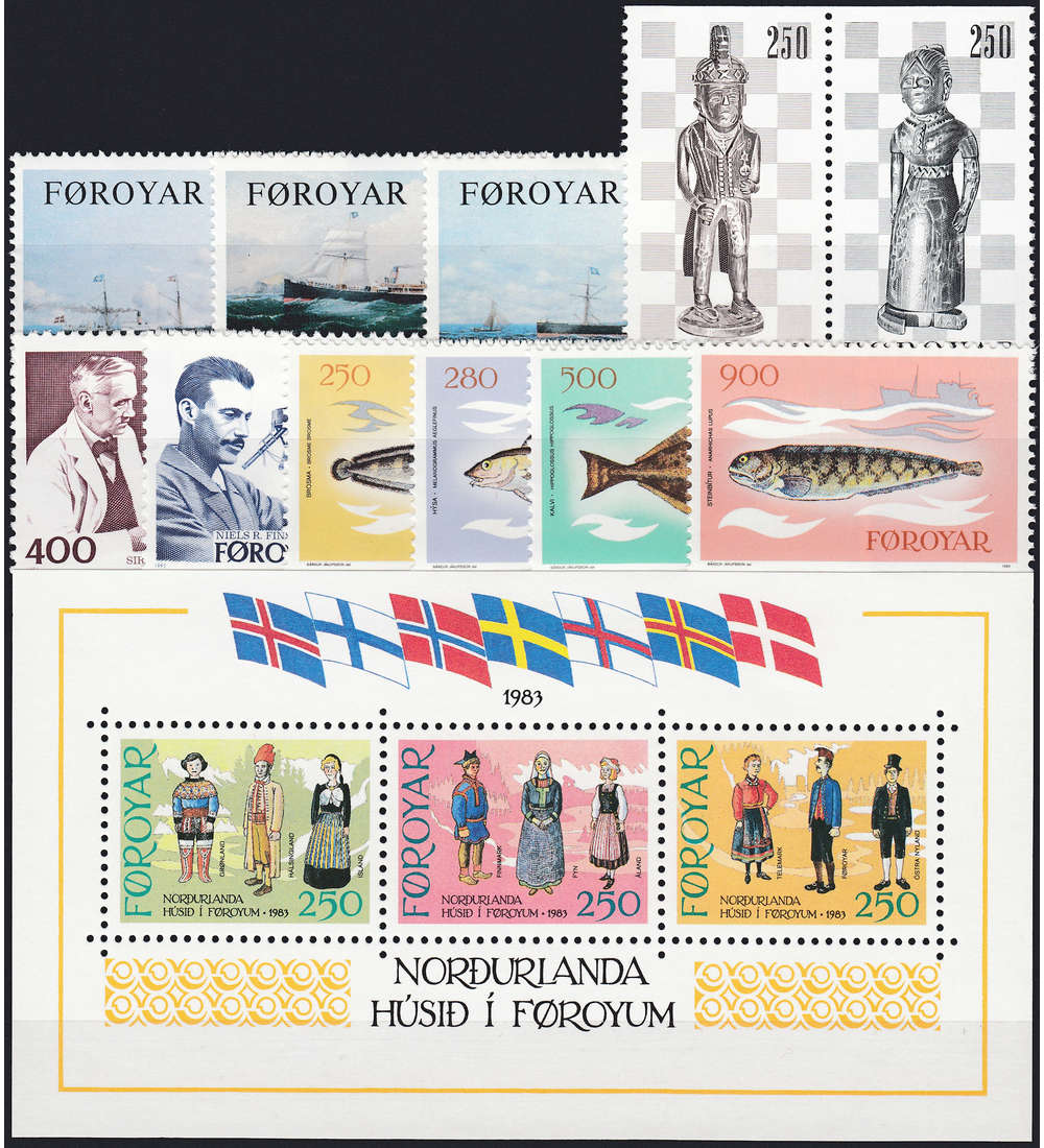 Frer 1983 postfrisch Nr. 79-92 Block 1