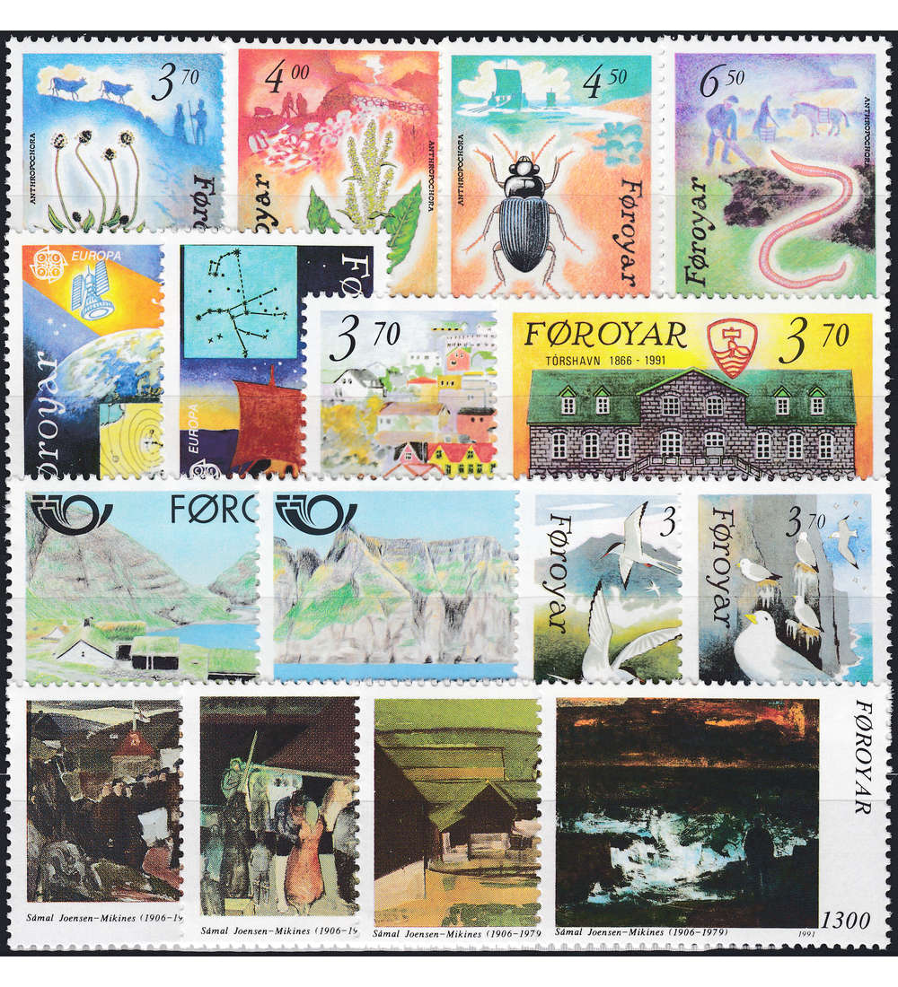 Frer 1991 postfrisch Nr. 211-226