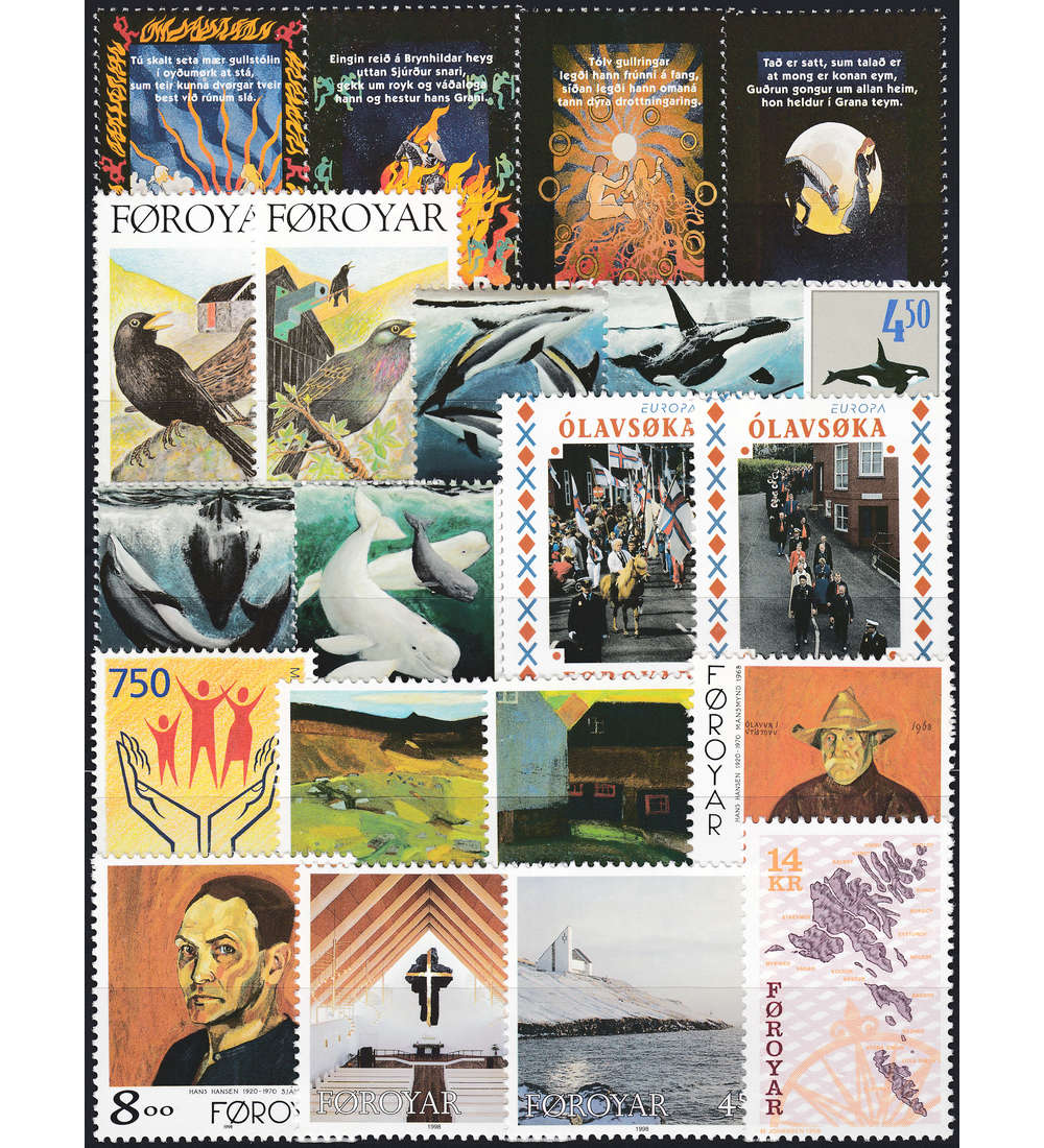 Frer 1998 postfrisch Nr. 328-347