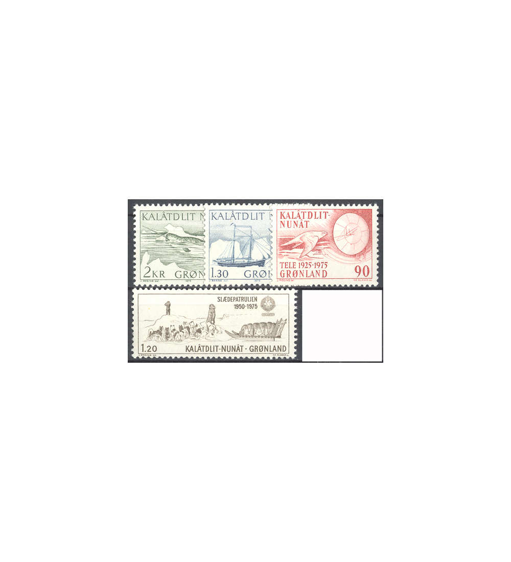 Gr�nland 1975 postfrisch Nr. 92-95