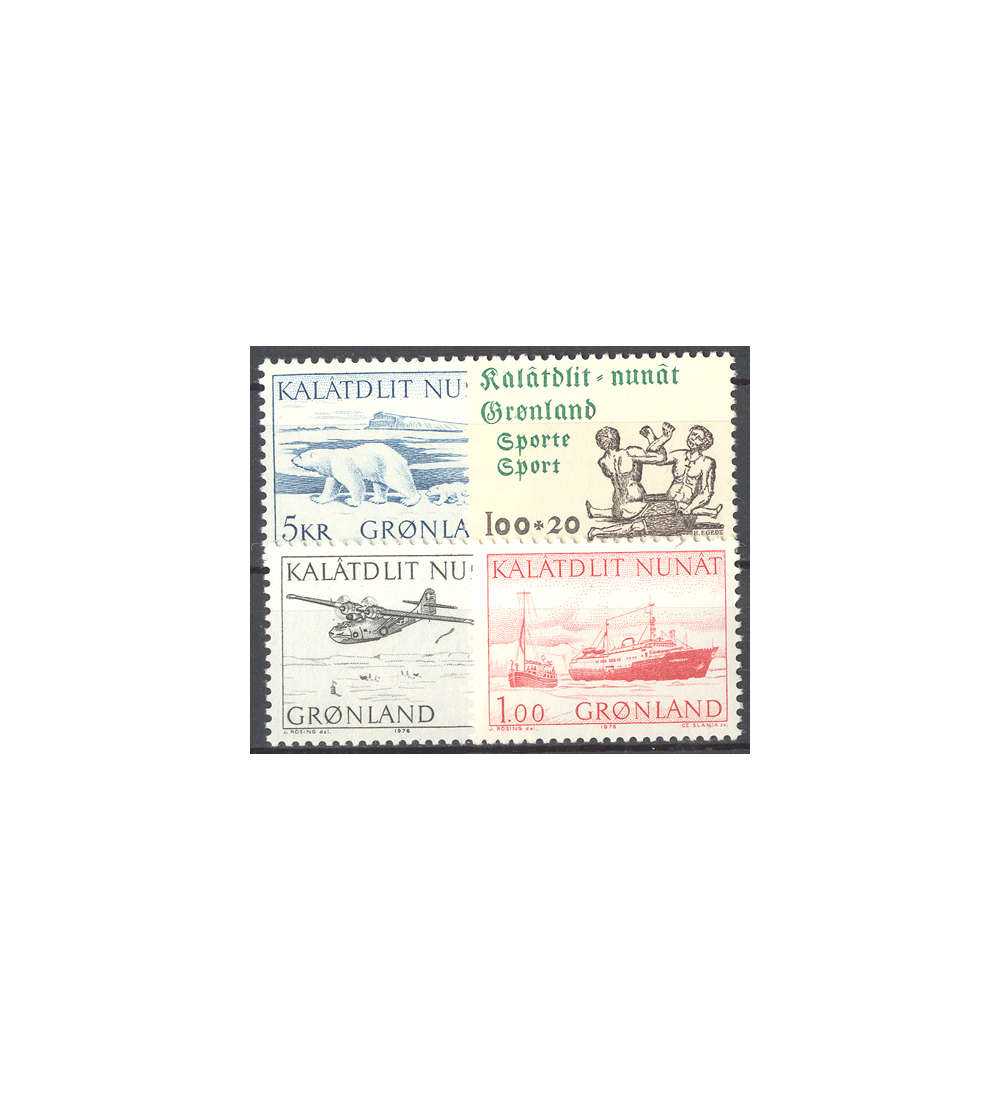 Gr�nland 1976 postfrisch Nr. 96-99