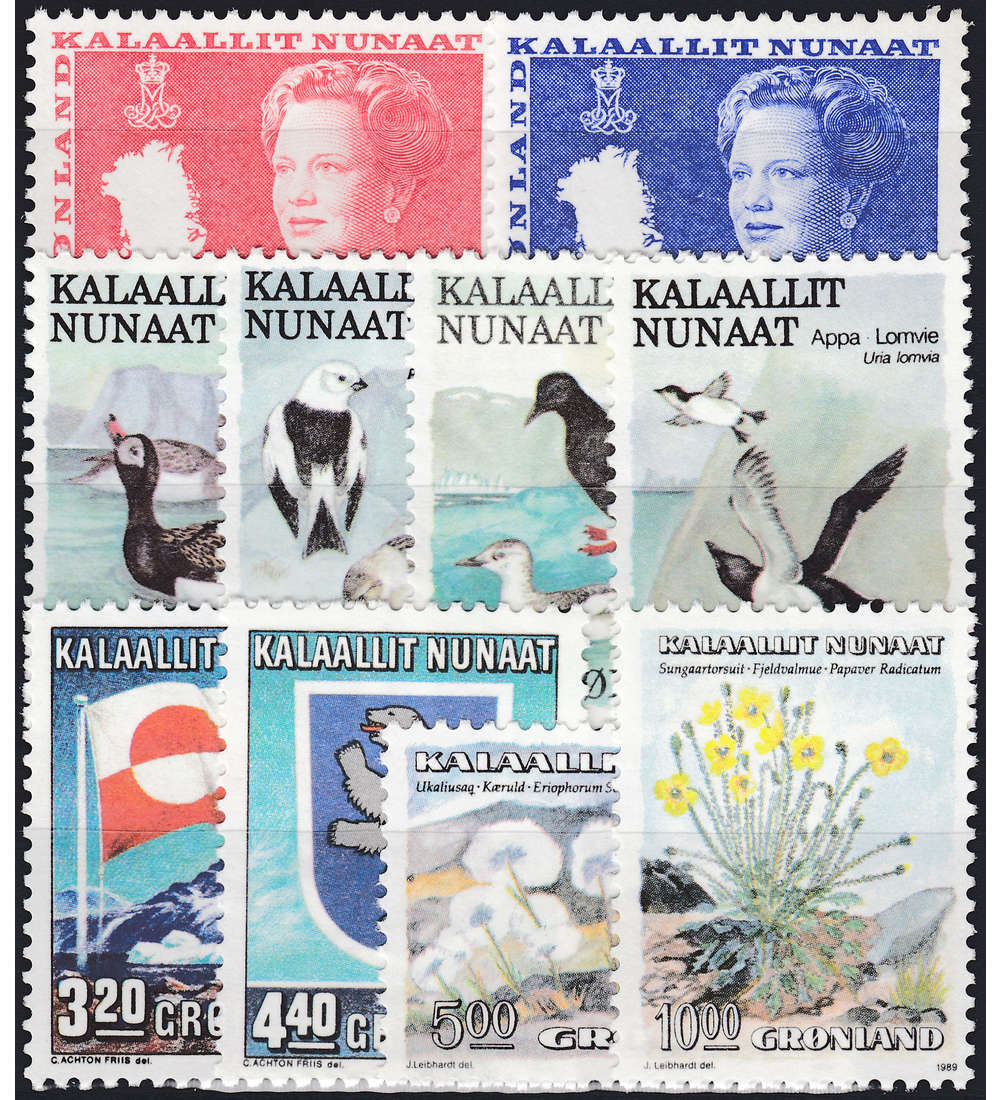 Gr�nland 1989 postfrisch Nr. 189-198