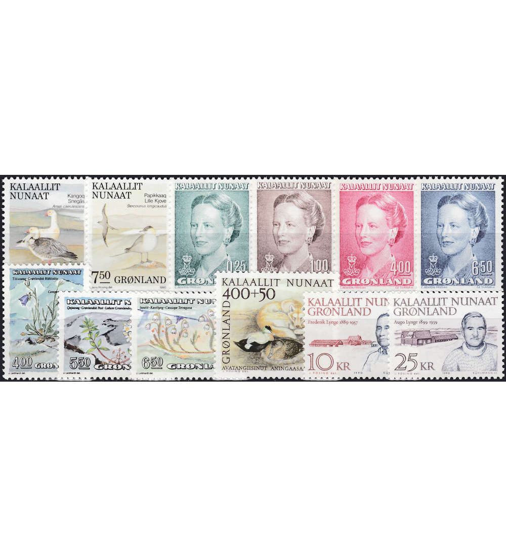 Gr�nland 1990 postfrisch Nr. 199-210