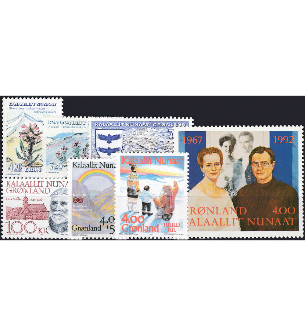 Gr�nland 1992 postfrisch Nr. 223-229