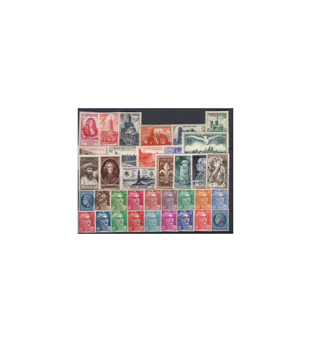 Frankreich 1947 postfrisch Nr. 772-807