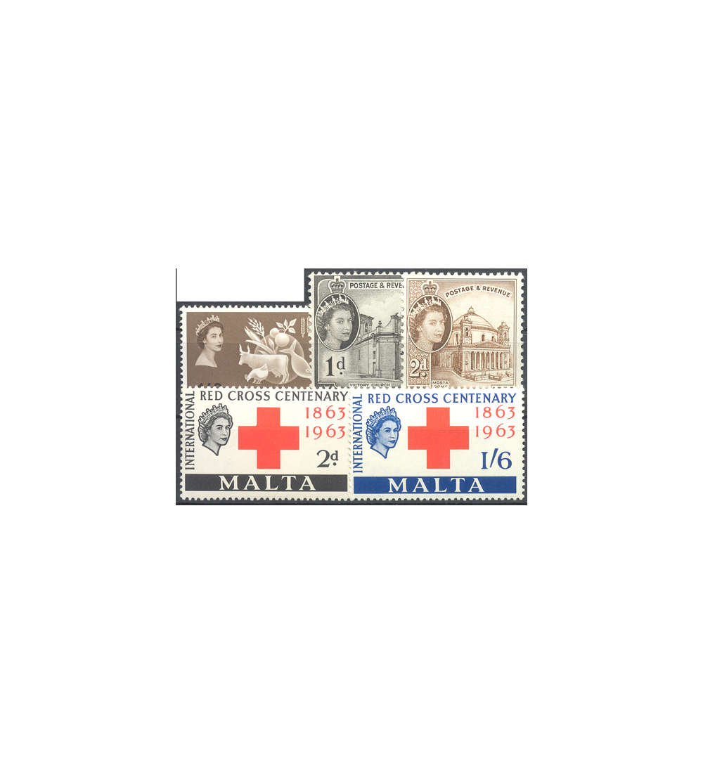 Malta 1963 postfrisch          Nr. 282-286