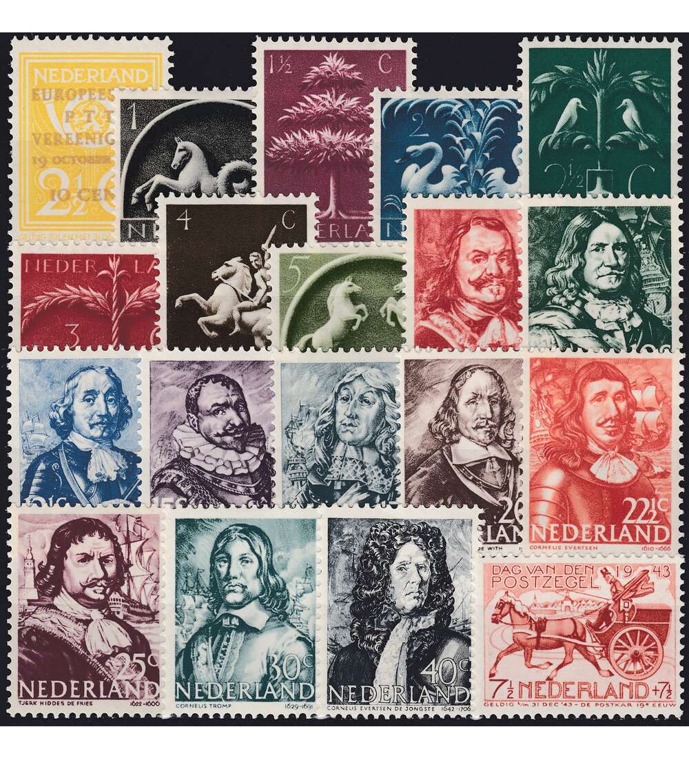 Niederlande 1943 postfrisch Nr. 404-422