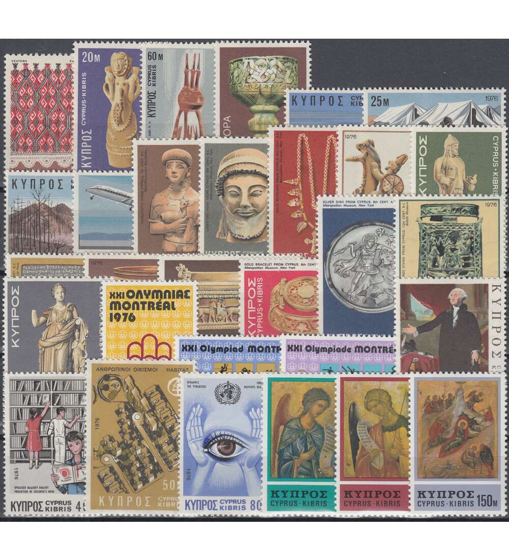 Zypern 1976 postfrisch         Nr. 434-463