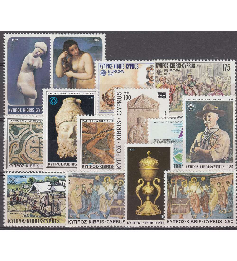 Zypern 1982 postfrisch         Nr. 564-577