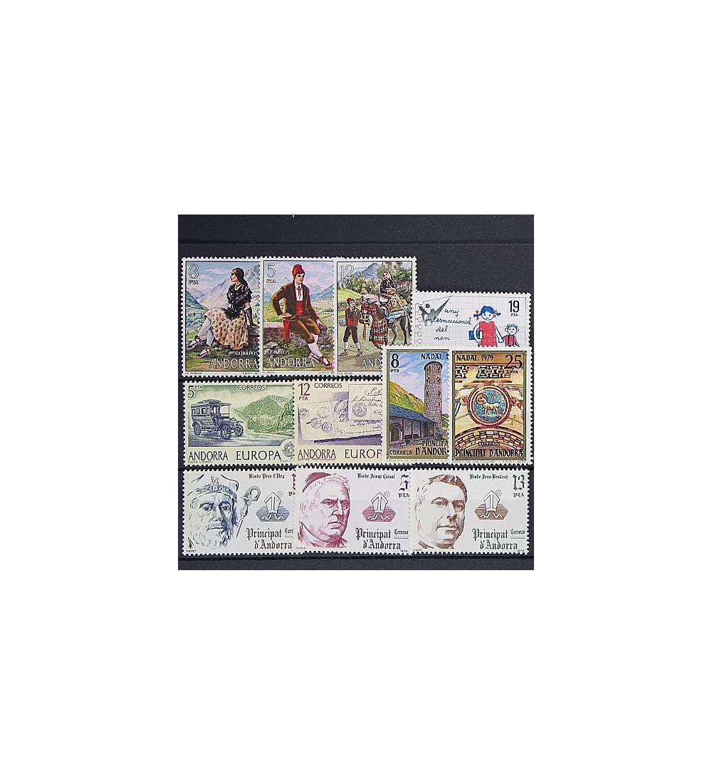 Andorra Spanische Post 1979    postfrisch Nr. 120-130