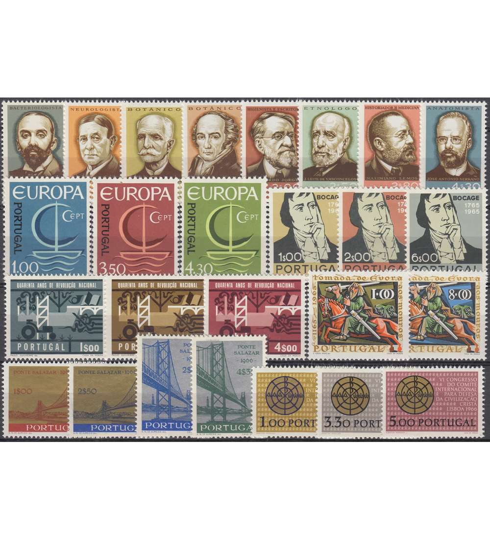 Portugal 1966 postfrisch       Nr. 1000-1025