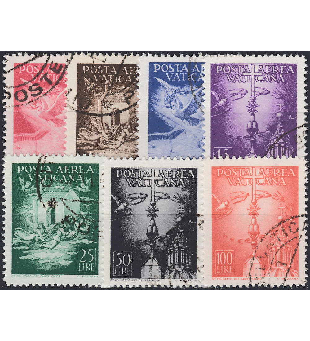 Vatikan 1947 gestempelt Nr. 140-146