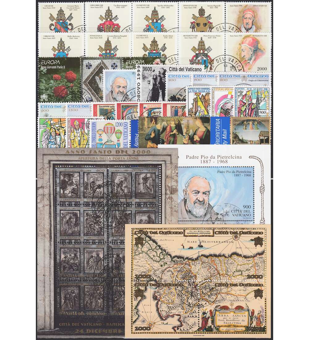Vatikan 1999 gestempelt        Nr. 1269-1322 Block 19-20