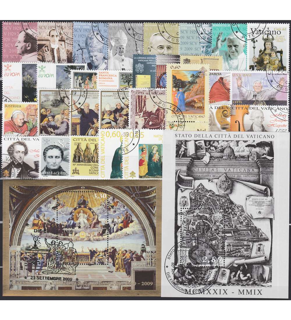 Vatikan 2009 gestempelt        Nr. 1629-1660 Block 32-33