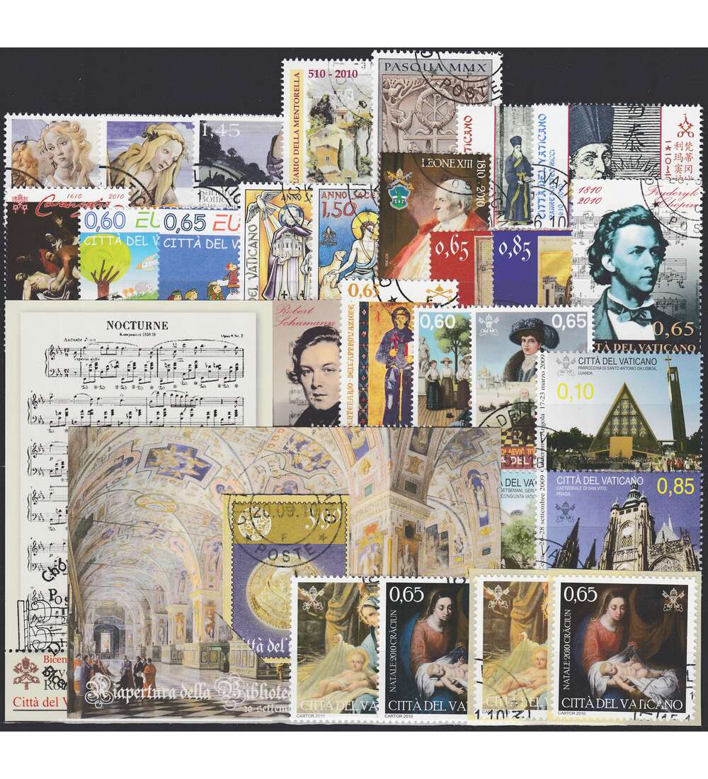Vatikan 2010 gestempelt        Nr. 1661-1689 Block 34