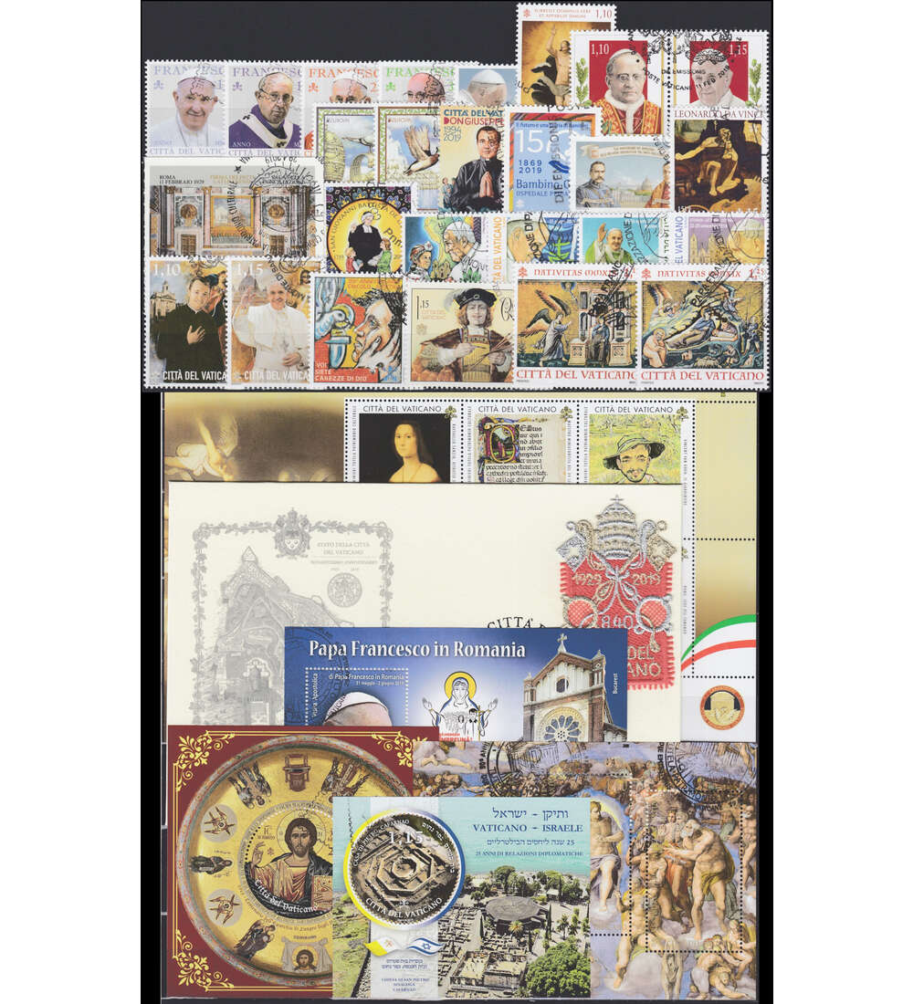 Vatikan 2019 gestempelt Nr. 1951-1984 Block 59-63