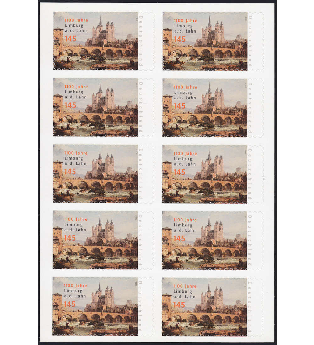 BRD Folienblatt 6 postfrisch Nr. 2778 Limburg