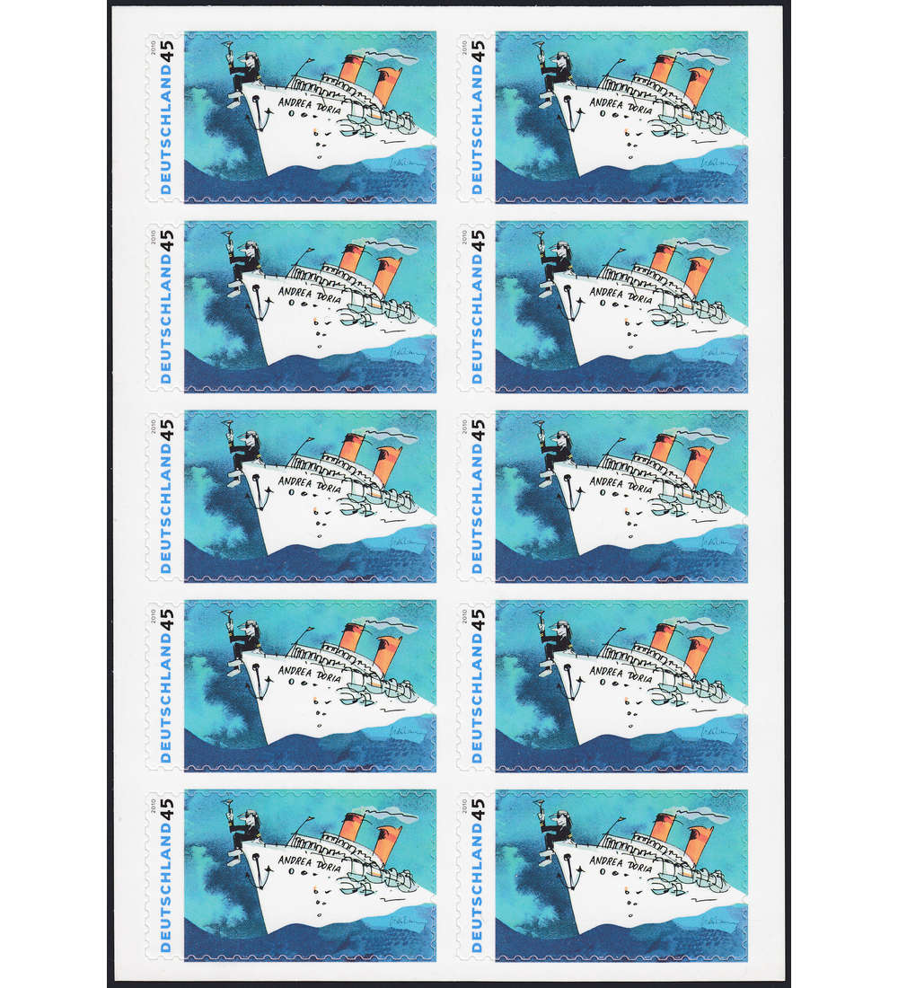 BRD Folienblatt 9 postfrisch Nr. 2807 Andrea Doria