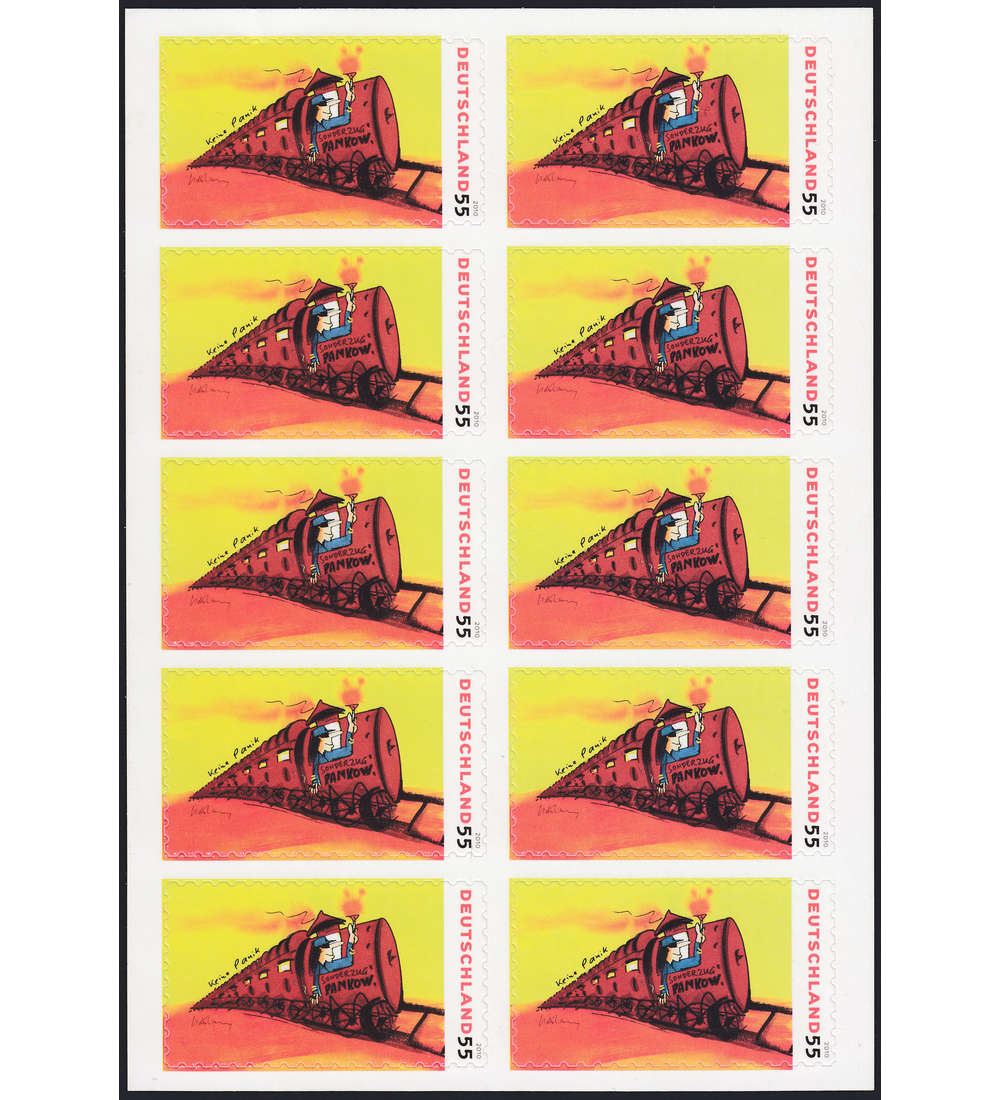 BRD Folienblatt 10 postfrisch Nr. 2808 Sonderzug