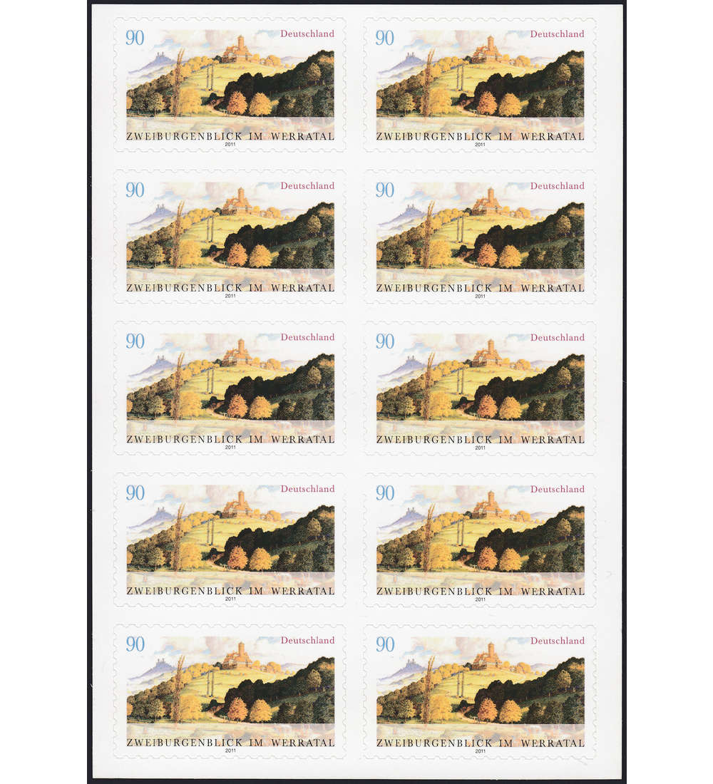 BRD Folienblatt 16 postfrisch Nr. 2856 Werratal