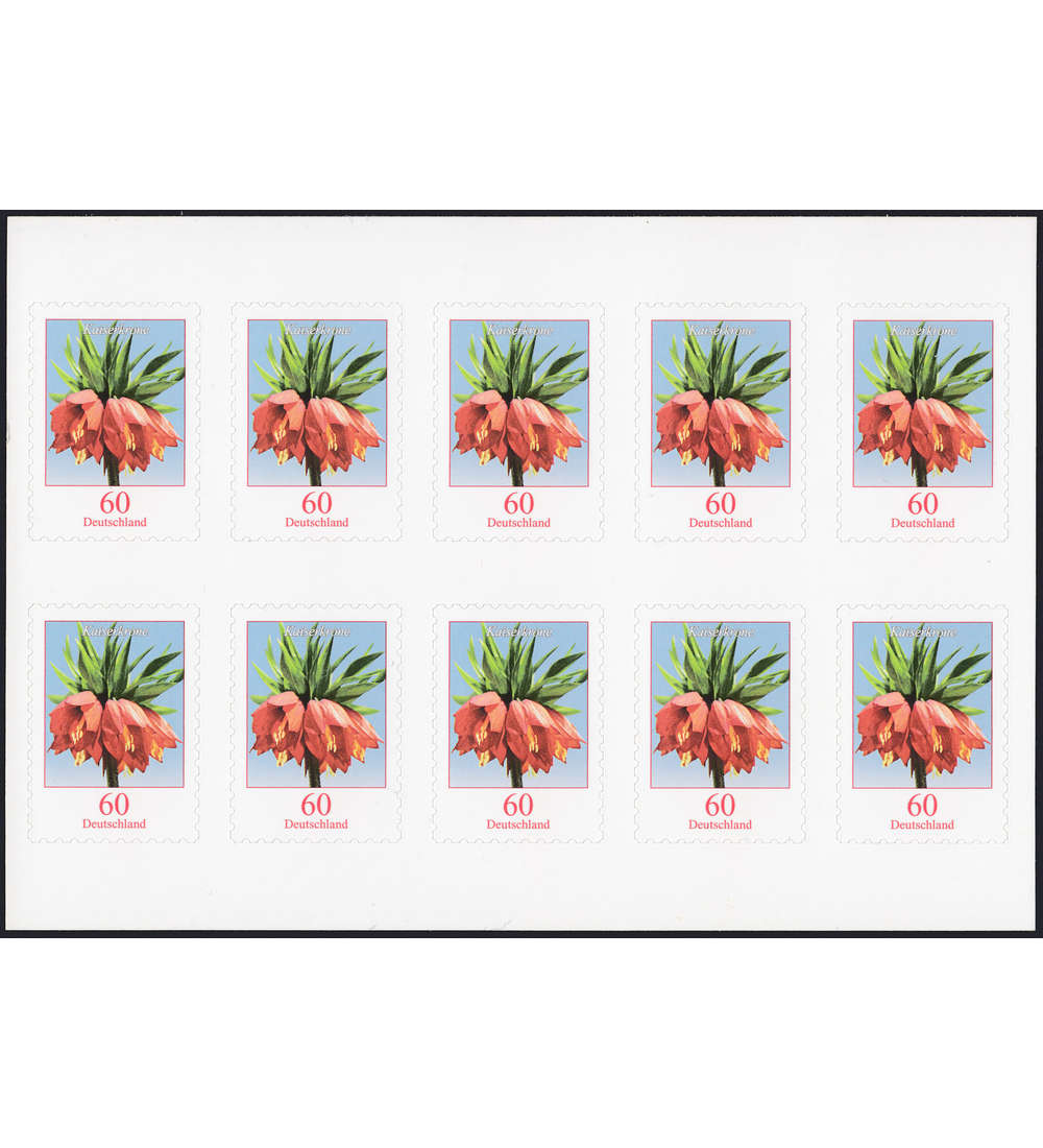 BRD Folienblatt 35 postfrisch Nr. 3046 Kaiserkrone