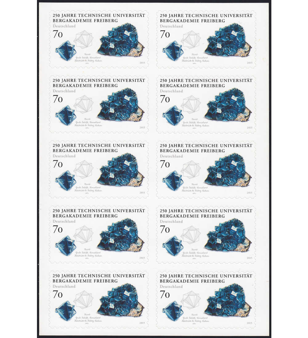 BRD Folienblatt 52 postfrisch Nr. 3198 Bergakademie