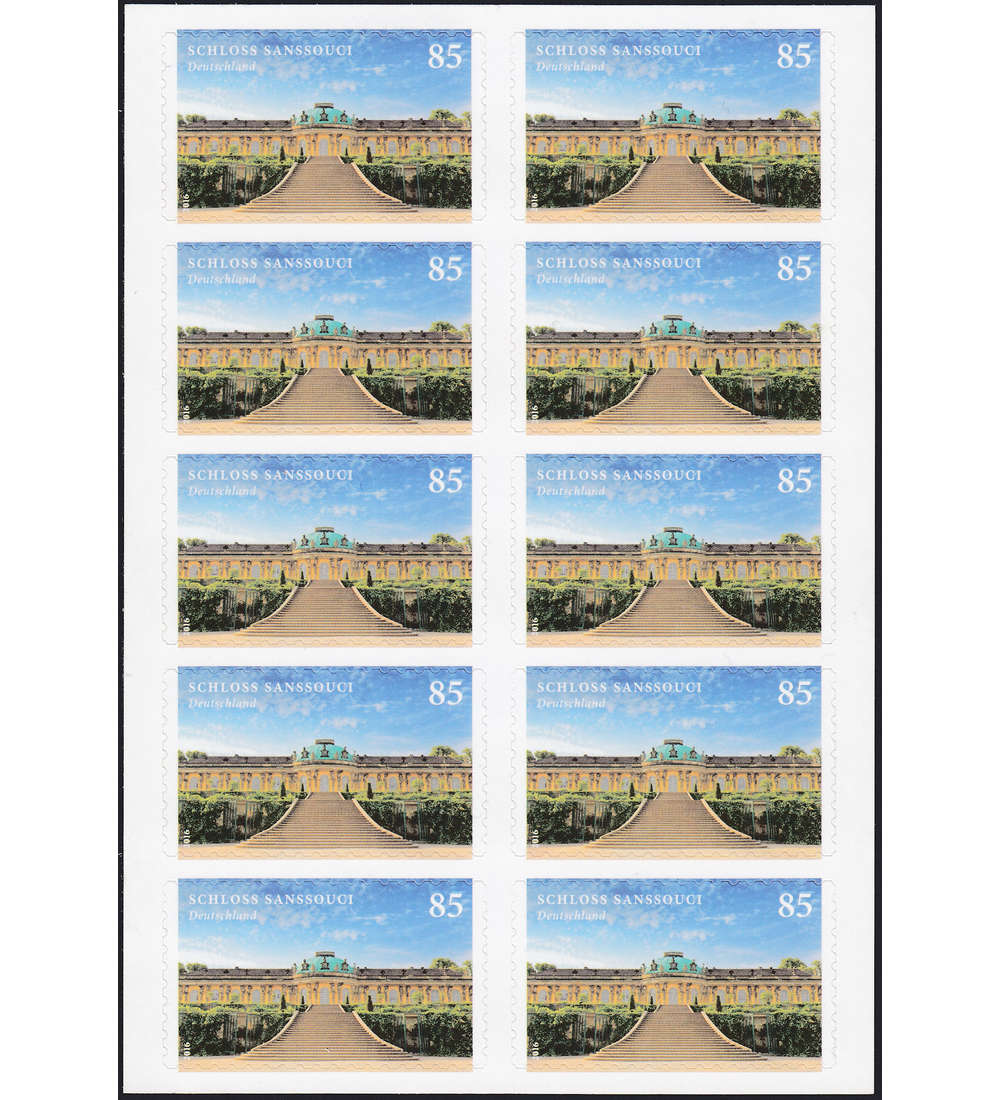 BRD Folienblatt 56 postfrisch Nr. 3231 Schloss Sanssouci