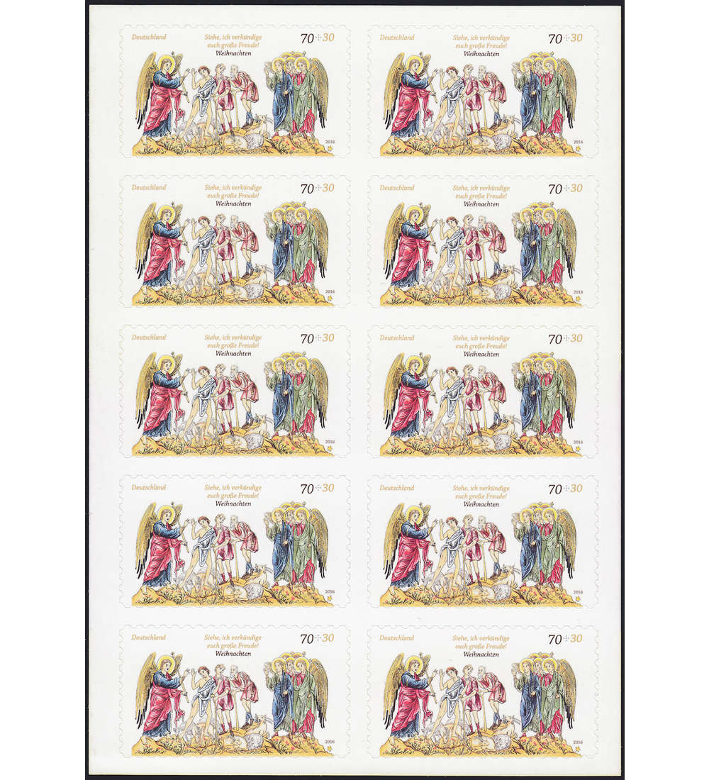 BRD Folienblatt 60 postfrisch Nr. 3268 Weihnachten