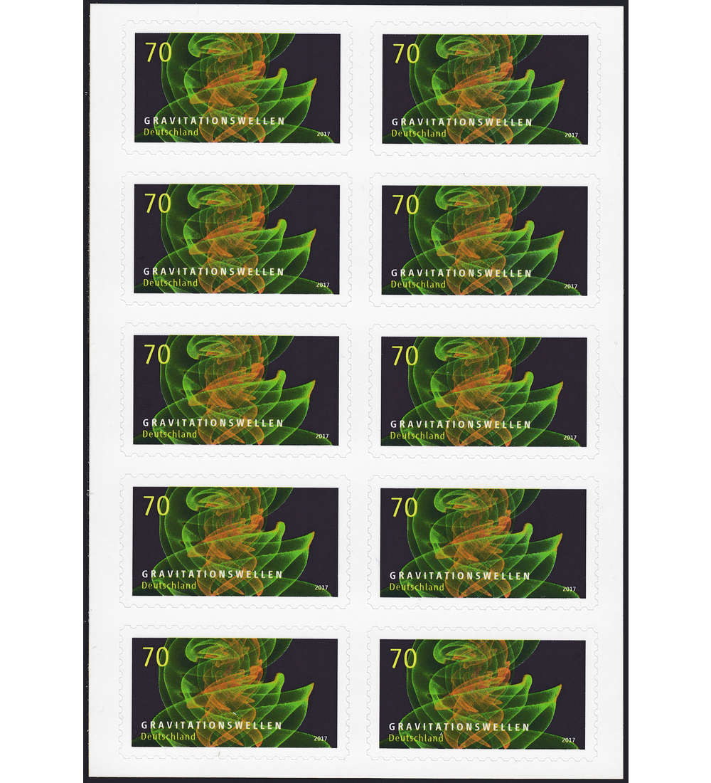 BRD Folienblatt 72 postfrisch Nr. 3356 Gravitationswellen
