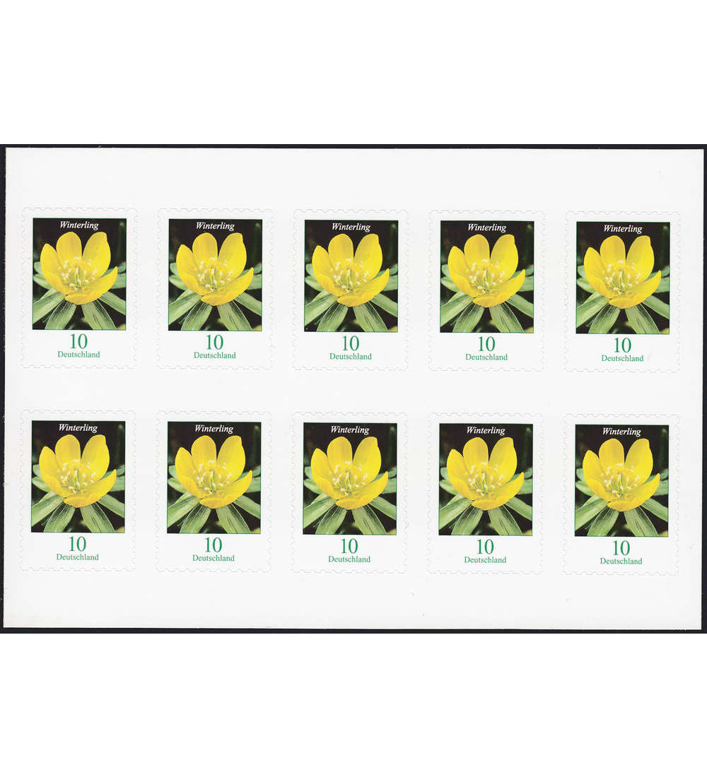 BRD Folienblatt 81 postfrisch Nr. 3430 Winterling