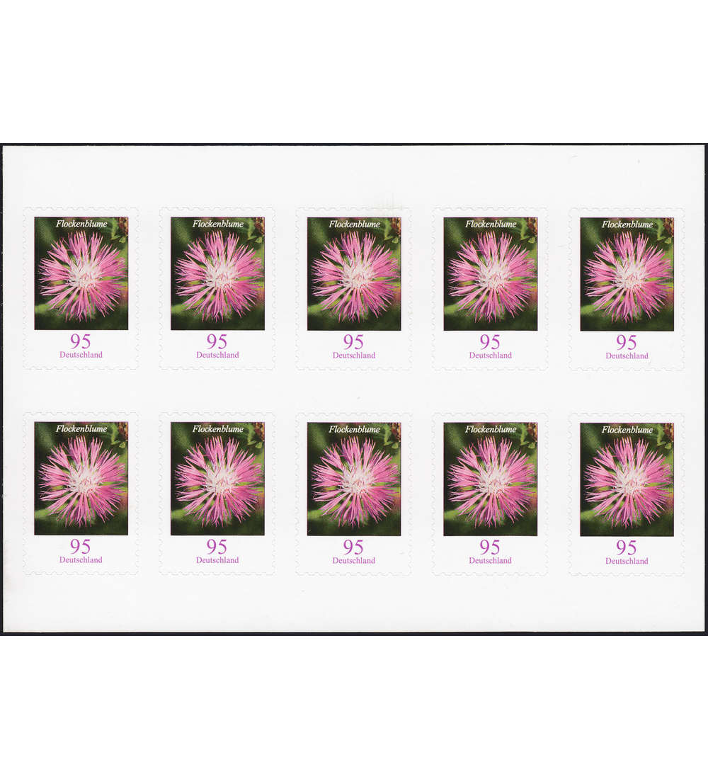 BRD Folienblatt 90 postfrisch Nr. 3483 Flockenblume