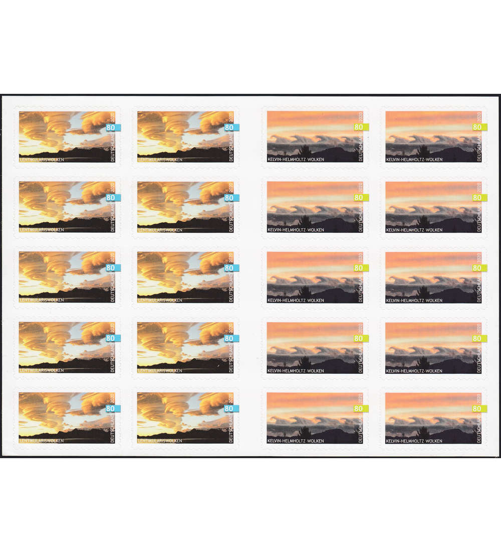 BRD Folienblatt 97 postfrisch Nr. 3531/32 Himmelsereignisse