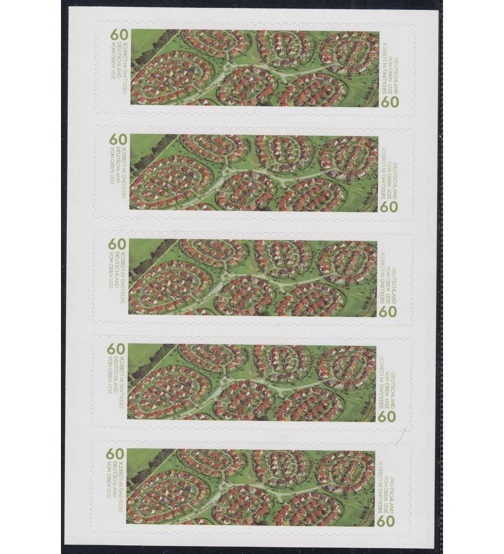 BRD Folienblatt 103 postfrisch Nr. 3583/3584 Wohnsiedlung in Lbeck