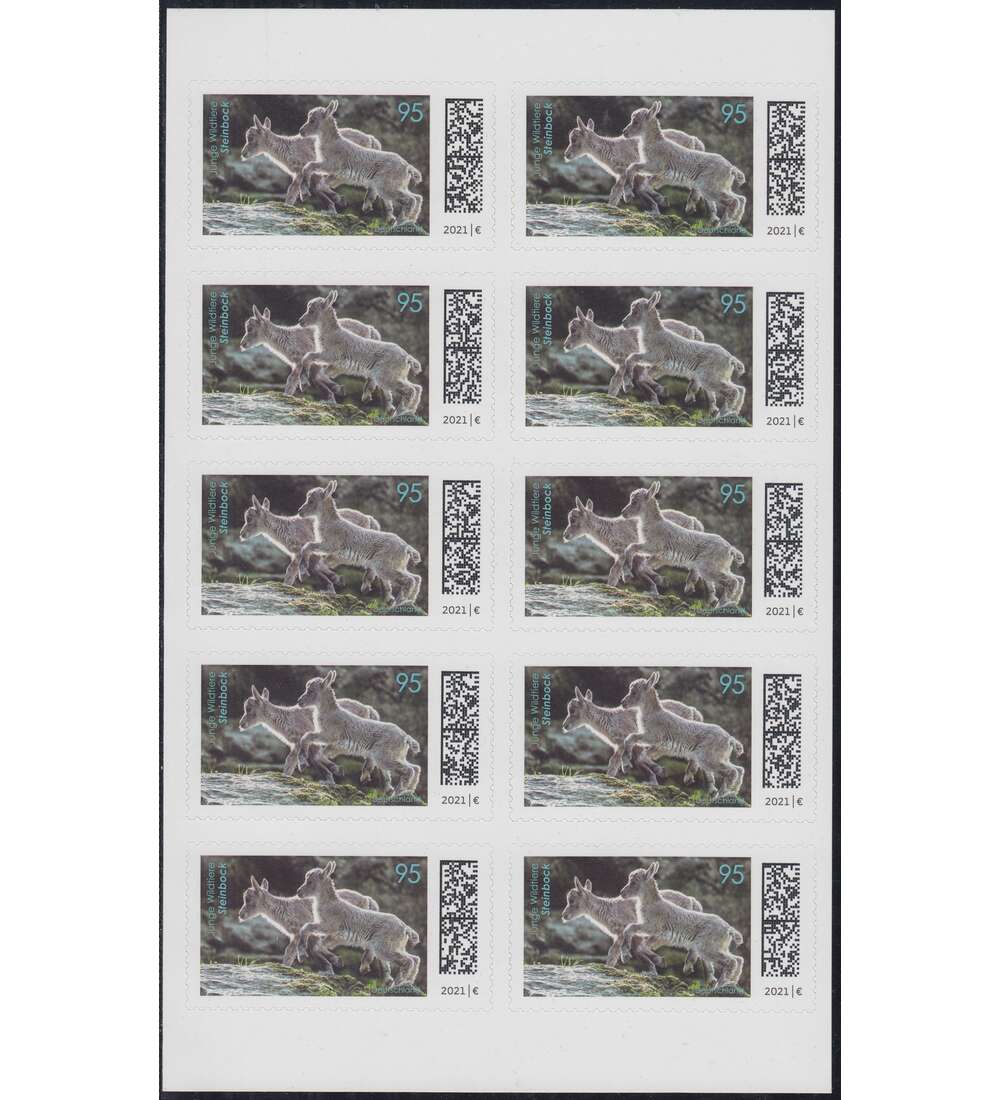 BRD Folienblatt 109 postfrisch Nr. 3629 Alpensteinbock