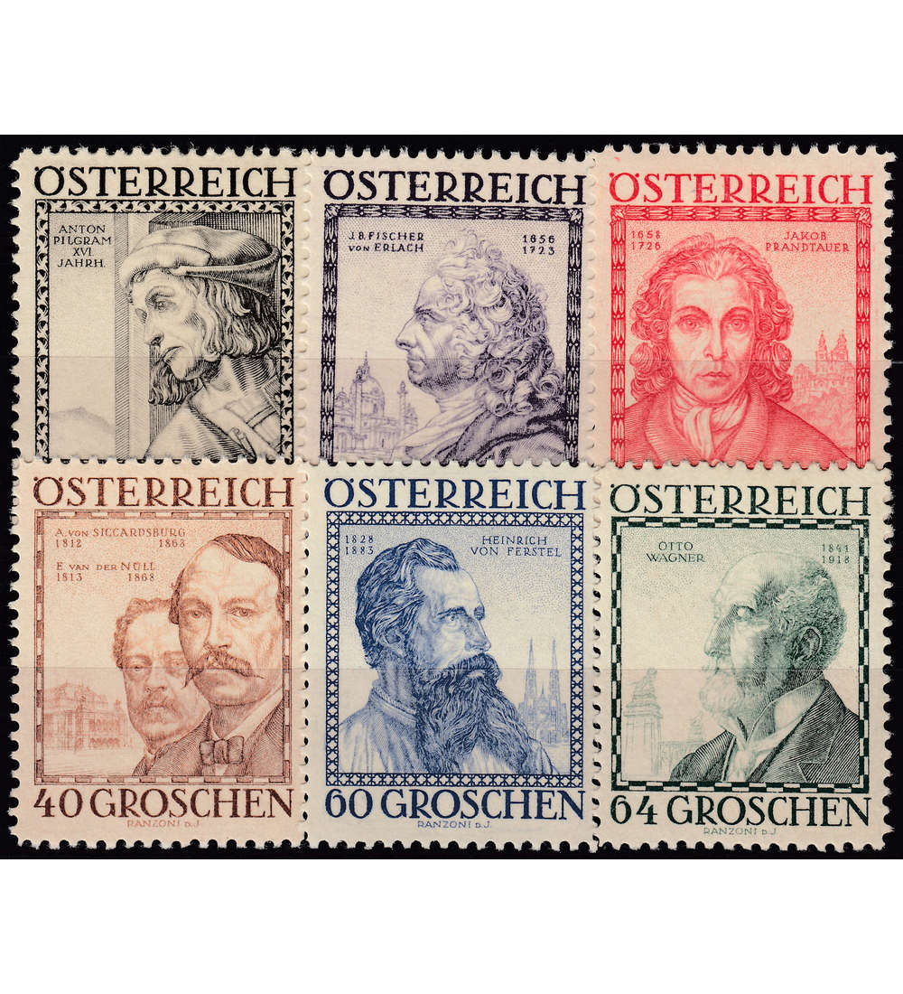 sterreich Nr. 591-596 postfrisch ** Wohlfahrt 1934