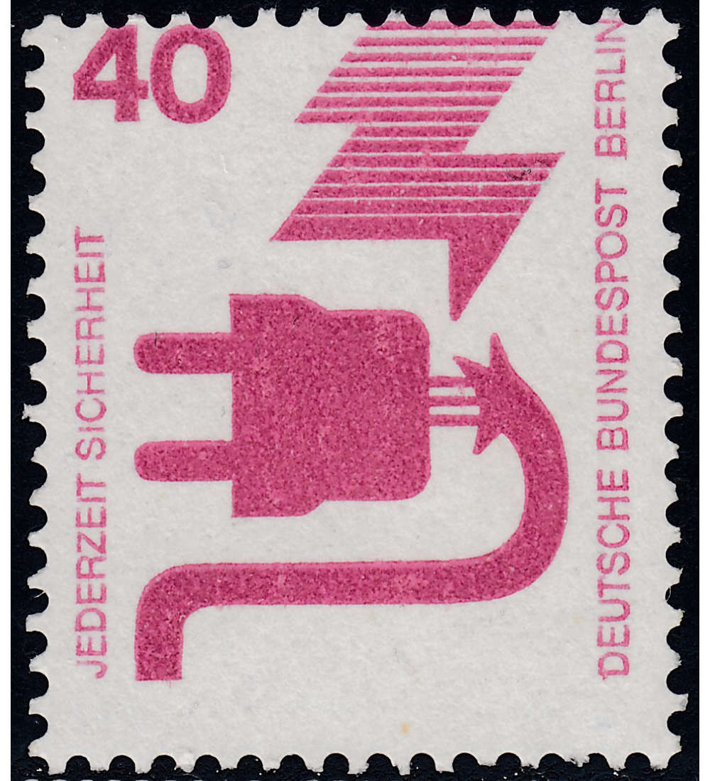 Berlin Nr. 407 postfrisch mit verschobenem Druckbild