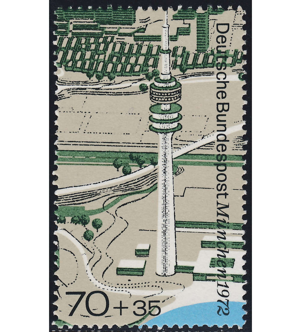 BRD Bund Nr. 726 postfrisch ** Plattenfehler